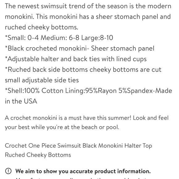 Hot Pink Crochet Knit Swimsuit 💗 - Picture 5 of 5